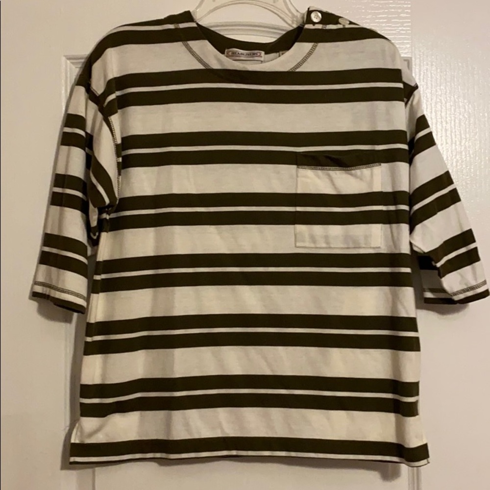 Headliners Forest Green Striped Shirt